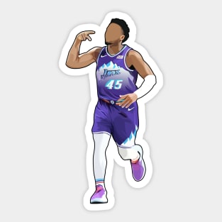 Spida Mitchell #45 Hand Sign Sticker